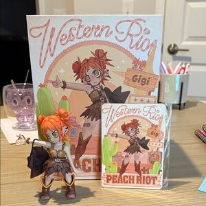 Western Riot Gigi Action Figure - Orange and Brown